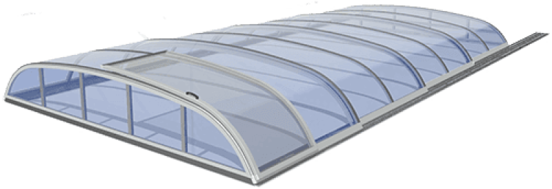 Poolüberdachung Arizona Exklusiv, hohe Ausführung